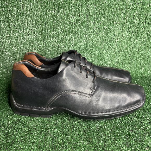 Cole Haan Zeno Mens Split Toe Lace Up Sneaker Size 10.5M Black Leather Shoes main image 7
